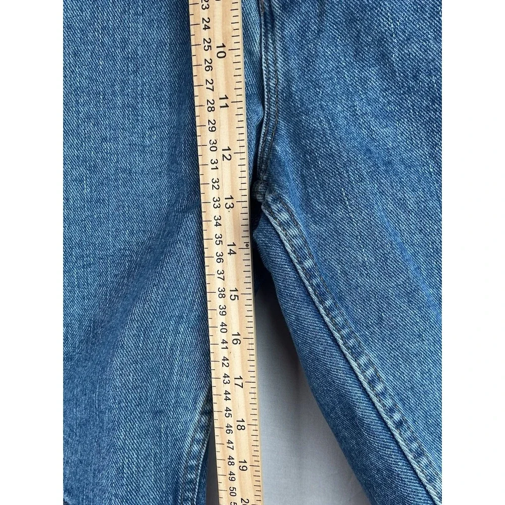 Lee Y2K Denim Shorts Mens 38 Blue Regular Fit Made In Mexico Bermuda